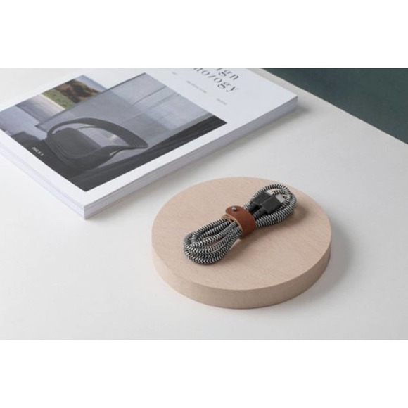 Native Union - BELT-KV-CL-ZEB-2 4' Lightning-to-USB Type C Cable - Zebra - Picture 3 of 8